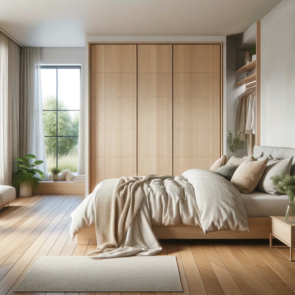 Referenssikuva makuuhuoneesta