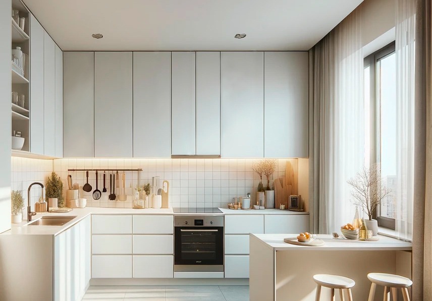 Referenssikuva keittiöstä