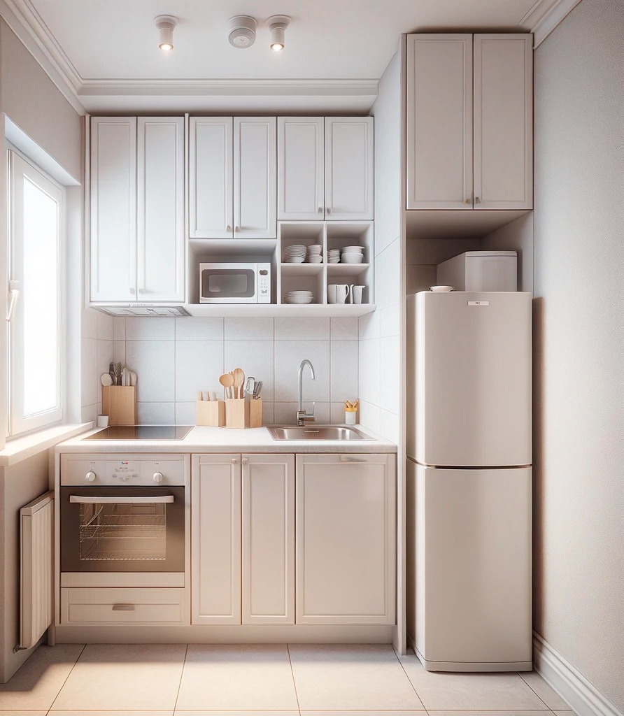 Referenssikuva keittiöstä